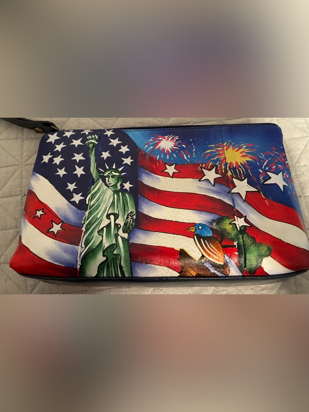 Sharif Artistic Expressions Hand-painted Purse Bag Unique No Two are Same-Wallet